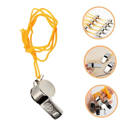 Set de 10 silbatos metálicos con cordón Toddmomy miniatura 7