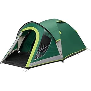Coleman Tente Kobuk Valley tente de camping, toile avec Technologie BlackOut Bedroom, tente festival, tente dôme ultra légère,, 100% imperméable