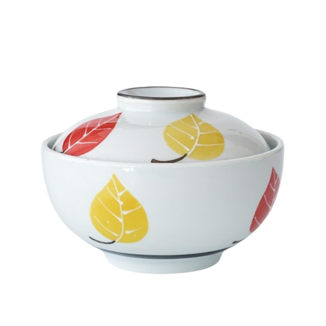 Amazon.co.jp: 雑煮椀 ラン 蓋丼 お椀 蓋付き 食器 [ 12.5 x 9cm 350ml
