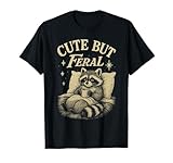 Photo Gallery carino ma feral raccoon accogliente meme caffè caos vintage maglietta Photo Gallery carino ma feral raccoon accogliente meme caffè caos vintage maglietta