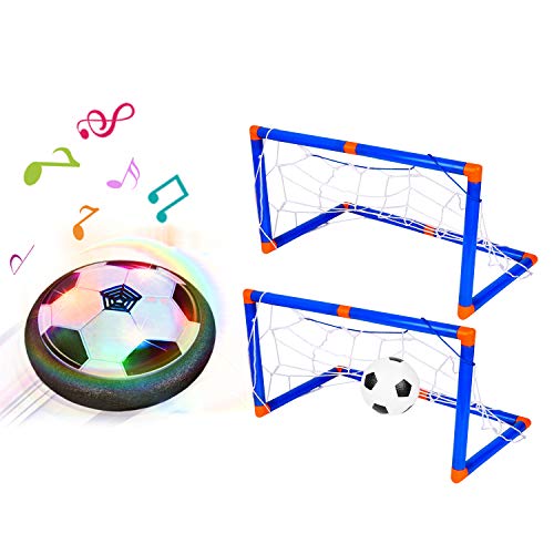 M SANMERSEN Hover Soccer Ball Set, Musical Soccer Set with Led Light Hovering