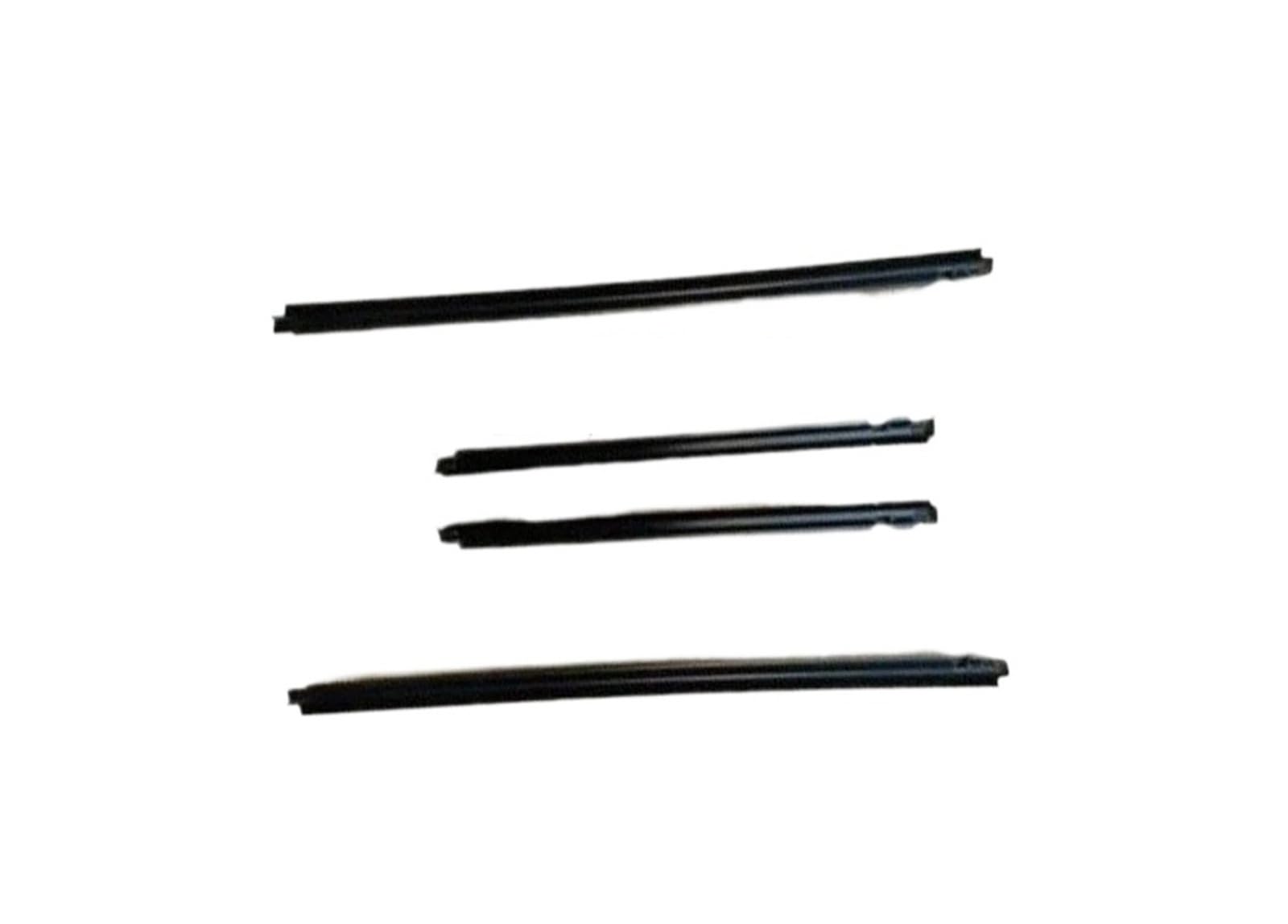 Uussup One Color Rubber Seal Weather Stripping 4 Pcs Outside Window Glass Rubber For Toyota For Echo 1999-2004 1St Gen For Yaris 6818052010 For Vios Moulding Door Belt Line