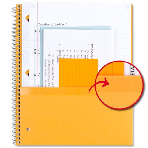 Image of Five Star Spiral Notebook Plus Study App, 1 Subject, College Ruled Paper, 100 Sheets, 8-1 /2 inch x 11 inch, School, Black (72057) (Pack of 12)