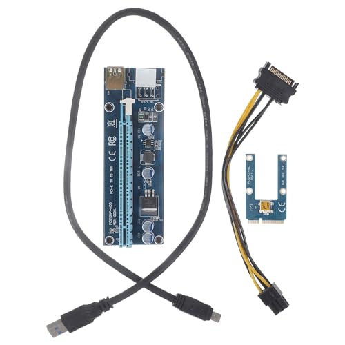 ELEOUTI Adaptador de Tarjeta Gráfica Externa Pci-e para Portátil Cable USB de 60 Cm, Conexión Mini Pci-e a Pci-e X16, Extensión Gpu Pcie para Gráficos Externos y Suministro de Computadora