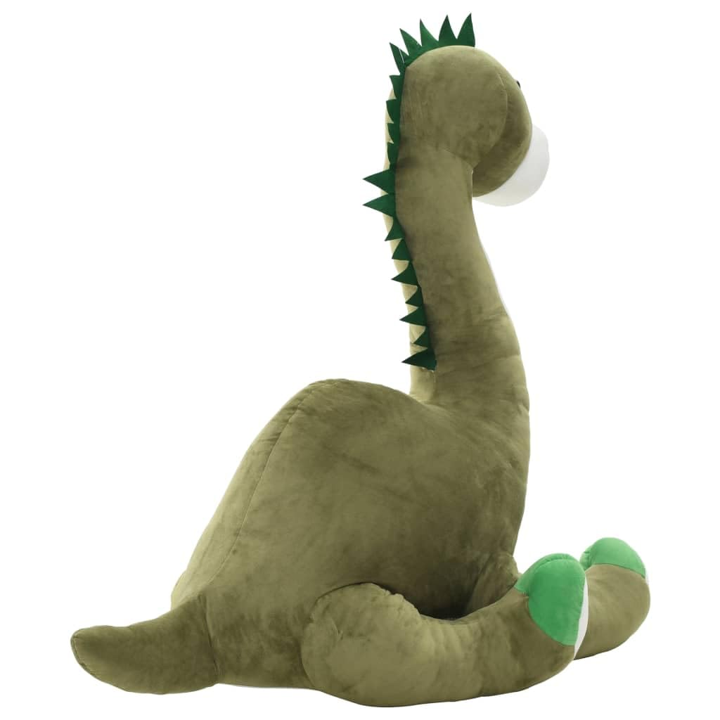 Dino pluszowe zwierzątko z zielonej pluszaka, 100 x 65 cm, miękkie wypełnienie, dla dzieci od 36 miesięcy, do zabawy, przytulania i dekoracji w pokoju