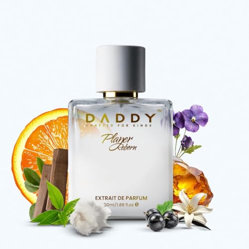 Image of Player Reborn 50ml Extrait De Parfum for Men | Strong Long Lasting Perfume | Orange Patchouli Cedarwood Lemon Fragrance | Premium Gift for Men