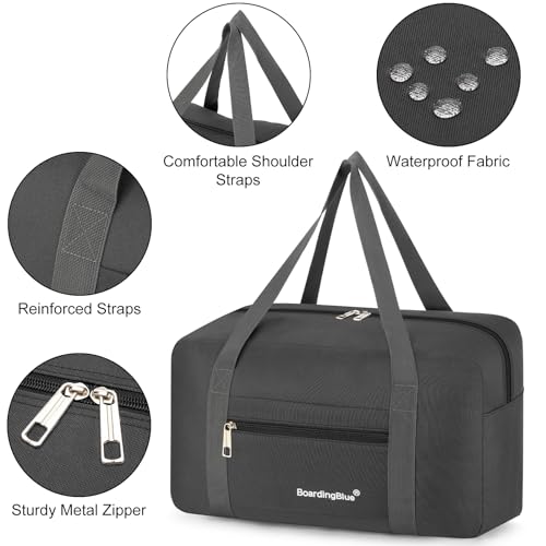 United Airline Personal Item Travel Under seat 17 x 10 x 9 Perfect Fit For Most Airlines (Black)2