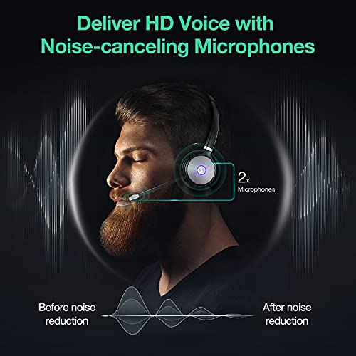 Yealink Wh62 Wireless Headset With Microphone For Pc Computer Laptop Zoom Teams Certified Headset For Office Ip Voip Phones Dect Headset Sip Phone For Unified Communication #TOP2