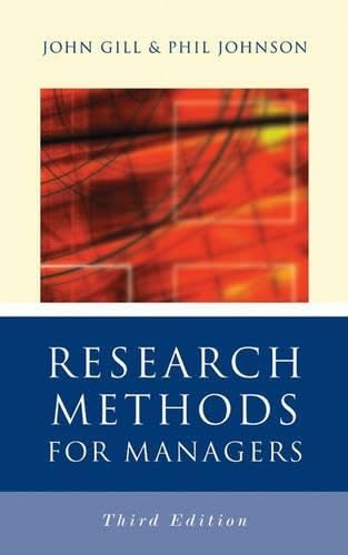 Research Methods for Managers