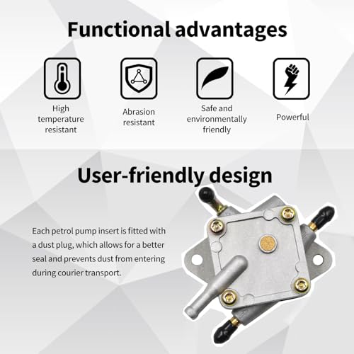 XuLong Electric fuel pump 00636-640 403800700 403801403 DF52-136 14-2224 Compatible with Arctic Cat 440 Prowler Jag AFS LT EXT Cougar,Compatible with Ski-Doo Formula MXZ Touring MXZ 440 by XuLong - Used condition - Image 4