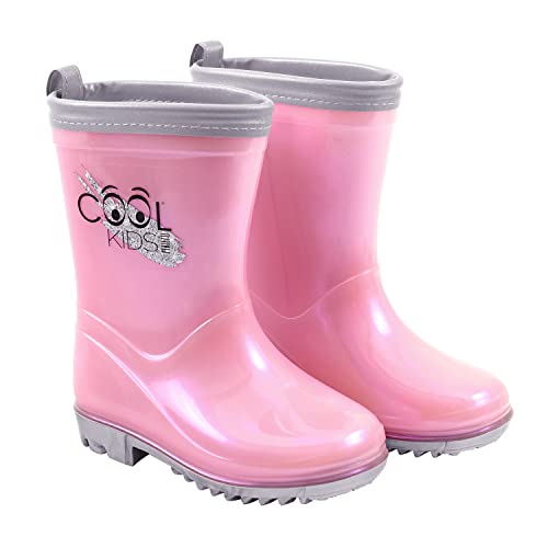 PERLETTI Stivaletti Bambina Pioggia - Stivali Impermeabili da Bimba -