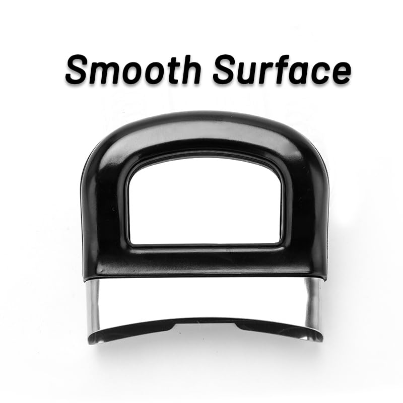 Yopolaz 2 Pack Pot Handle Replacement - Short Side Pressure Pan Handle Ear - Universal Pan Side Handle with Screw for Home Kitchen Cookware (2 Pack)