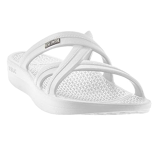 Image of Telic Women's Mallory Lightweight Comfort Sandal Slides with Arch Support