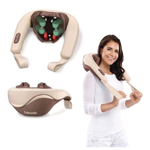 Beurer MG 153 Nacken-Massagegerät, handsimulierende Knet-Massage für Nacken, Schultern und Beine, mit Wärmefunktion und Abschaltautomatik