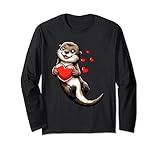 Photo Gallery carino sea otter san valentino cuore amante divertente ragazzi ragazze bambini maglia a manica Photo Gallery carino sea otter san valentino cuore amante divertente ragazzi ragazze bambini maglia a manica