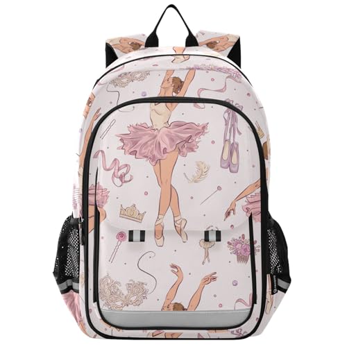 Sac à dos ordinateur portable enfants ballerine dessinée école primaire fille