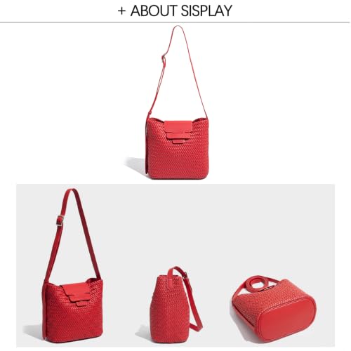 Image of JINMANXUE Woven Tote Bag For Women,Travel Shoulder Bag, Large Hollow Beach Soft Satin Handbags Hand-woven Satchel Clutch