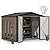 DWVO 8'x6' Large Metal Outdoor Storage Shed, Heavy Duty Tool Storage Sheds for Backyard Patio Lawn - Ideal for Bicycles, Garden Tools, and Lawn Equipment, Easy-to-Assemble, Brown