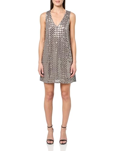 Image of BAUM UND PFERDGARTEN Women's Jolietta Dress, Silver Flower Sequince, S
