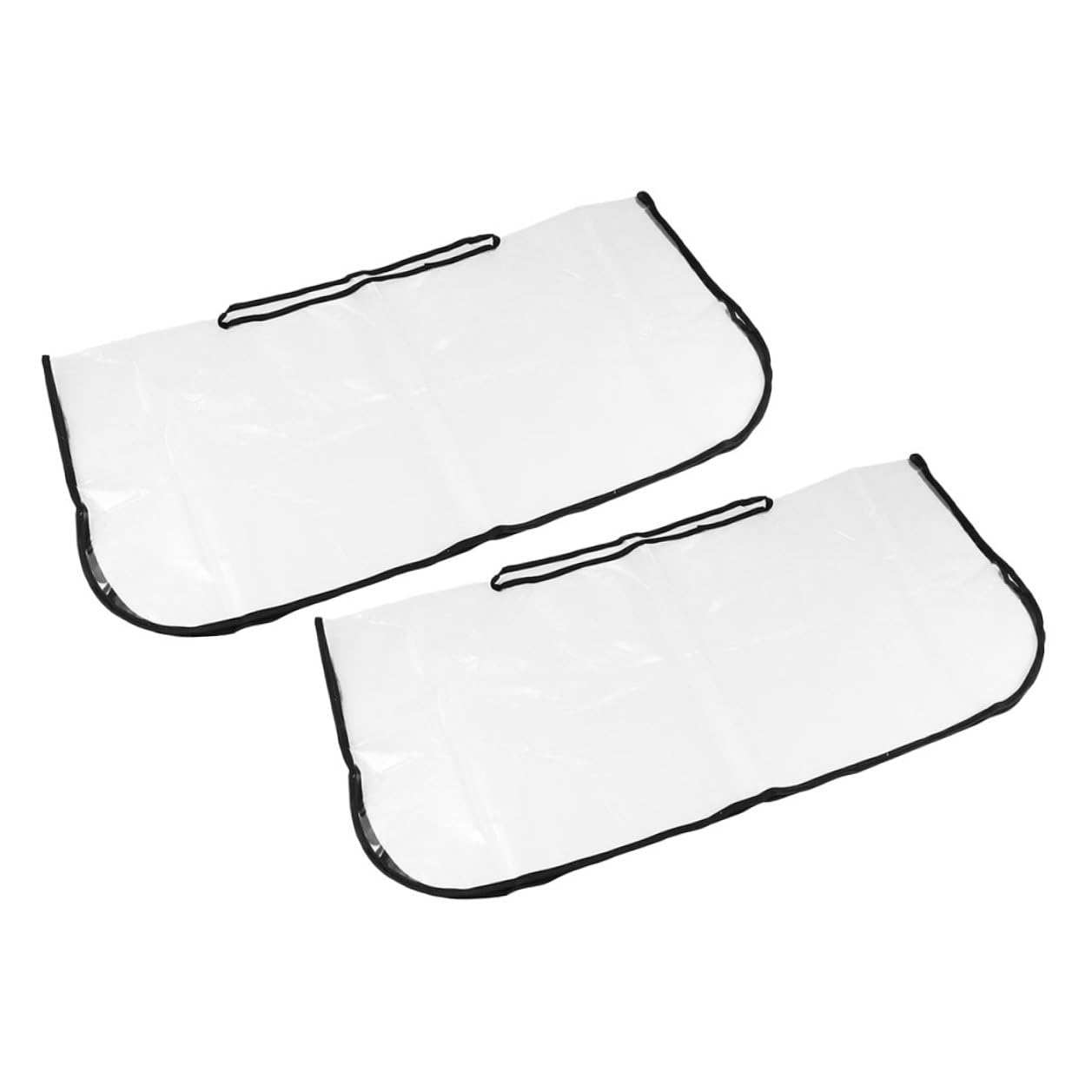2 Stück Durchsichtige Regenschutzhülle für Handtaschen aus Leichtem Eva mit Stabilem Randdesign für Regnerische Tage und Outdoor Aktivitäten