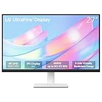 LG 27US500-W Ultrafine Monitor 27-Inch 4K UHD (3840x2160) HDR10 IPS Borderless Design Reader Mode Flicker Safe Switch App HDMI DisplayPort - White