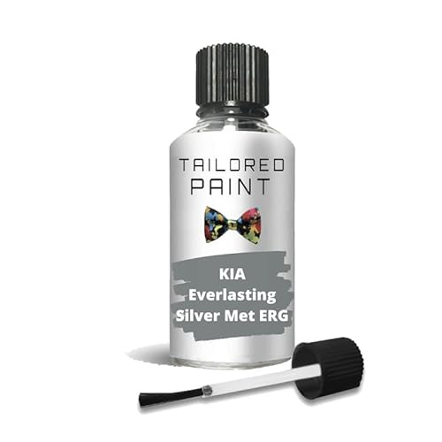 Tailored Paint Everlasting Silver Met Erg For Kia 2000-Present Touch Up Paint Pen Scratch Chip Repair(Touch Up Paint)