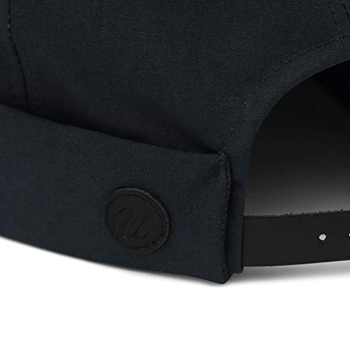 Undercontrol Vintage Brimless Sailor Fisherman Leon Hat Rolled Cuff Harbour No Visor Miki Skull Docker Leather Strap Beanie Cap For Men & Women - Made In Korea - (Navy) #TOP7