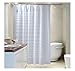 Produktbild AiZnoY Polyester Duschvorhang Anti-Schimmel Wasserdicht An Badewanne Bad Vorhang Für Badezimmer Inkl. 12 Duschvorhangringen Streifen White 240X200Cm