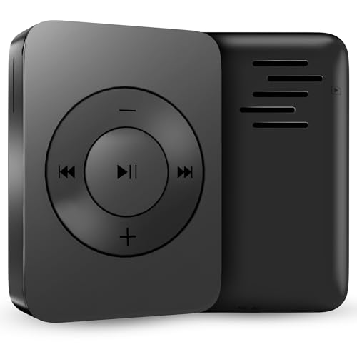 Image of Sounce Bluetooth 128GB MP3 Player Built-in Speaker HiFi Lossless Portable Audio Player for Running Gym Travel Study Expandable 128GB Mini Music Player Screen-Free Digital Media Device Matte Black