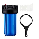 Paquete de 1, solo carcasa de filtro, los cartuchos de filtro se venden por separado, caudal: 5-15 GPM (depende de la presión del agua de alimentación)