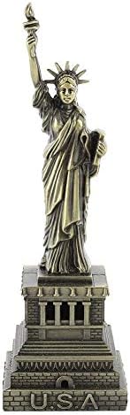 Broco Statue Of Liberty Metal Building Model Desk Decoration Gift Famous Building Model