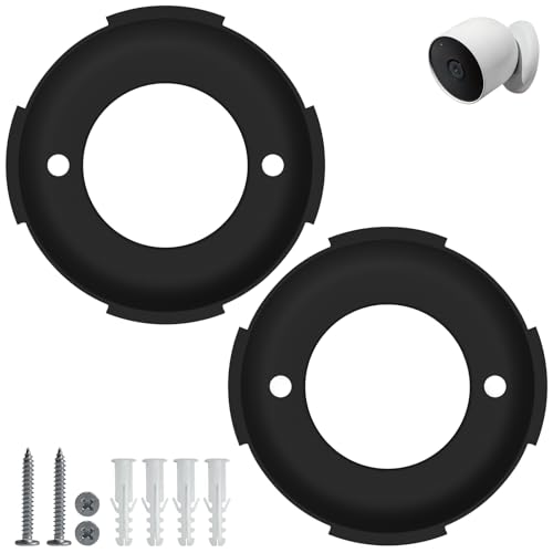 Plaque de montage Google Nest Cam de rechange - Fixation murale avec kit ancrage et vis