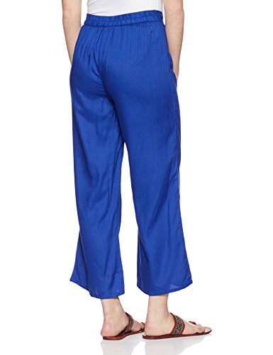 Image of global desi Womens Solid Casual Pants