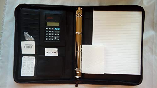 Ecobra  Carpeta de conferencias con 4 anillas DIN A4, negro 611086