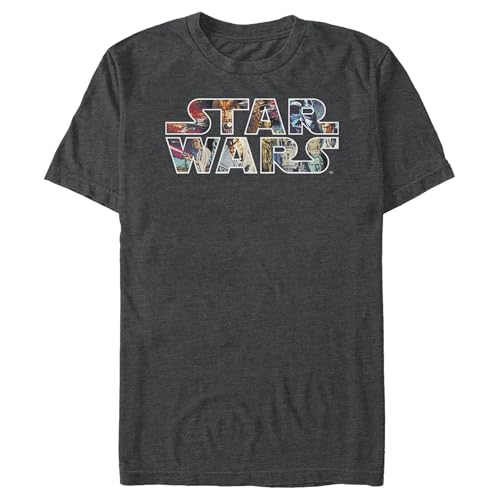 Star Wars vêtement homme logo épique haut à col rond et manches courtes en coton