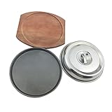 Plaque en fonte pour grill : avec une finition soignée, pas facile à porter et à déchirer, très pratique à utiliser, plateau