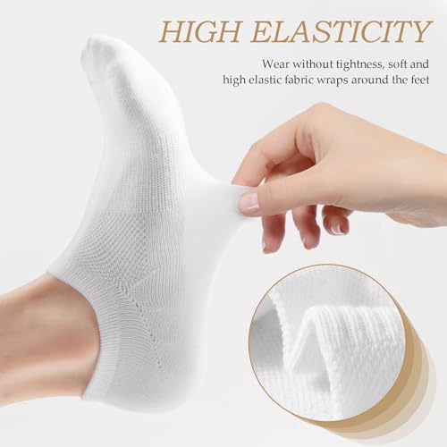 8 Pairs Low Cut Socks, Ankle Socks with Arch Support and Moisture-Wicking, For Everyday Comfort4