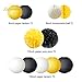 NICROLANDEE Bee Party Decorations - 14Pcs Yellow Black Paper Lanterns Honeycomb Ball Mommy to Bee Banner Garland Glitter Confetti for Birthday, Gender Reveal, Baby Shower, Bee Day Themed Decorations