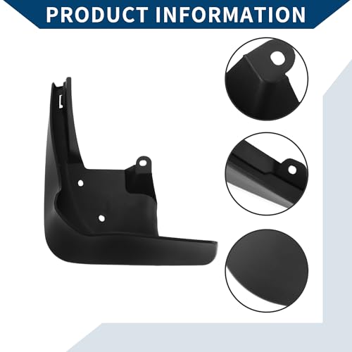 Image of Mud Flaps Splash Guards W /Mount Accessories for Mercedes Benz S Class Sport 4MATIC 2021-2022 Front and Rear Mud Guards 1 Set