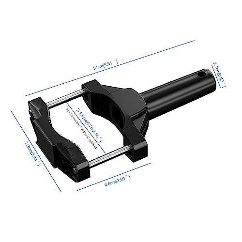 Pruie Suporte de montagem de bicicleta para motocicleta, barra de luz, diâmetro de instalação de luz