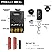 NEWNEWLIU 12 Volt Remote Switch Wireless,DC12V/24V/48V/72V/30A Relay,Remote Control Switch,RF Remote Control with 328FT Long Range for All Kinds DC Motors,Fans lamp, Roller Lind Door.