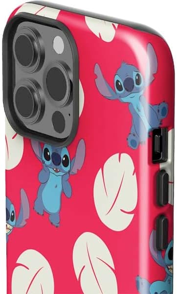 Skinit Impact Phone Case Compatible with iPhone 13 Pro Max - Officially Licensed Disney Lilo and Stitch Character Pattern Design