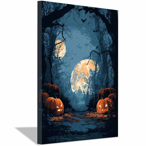 Poster d'horreur classique Halloween art mural toile salon 70x100