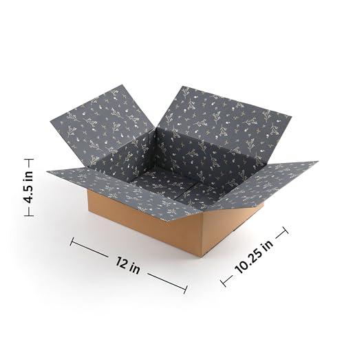 Image of Great Papers! GiftIn Corrugated Shipping Box, Botanical Design for Gifts, Birthdays, Holiday, and Care Packages (2025050)