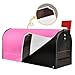 Vdsrup Hot Pink Mailbox Covers Magnetic Color Mailbox Cover Wraps Standard Size 18