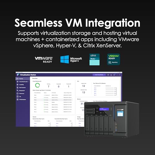 Image of QNAP TS-855X-8G-US 8 Bay High-Performance 8-core 10GbE NAS for deploying Hybrid-Infrastructure Storage and high-Speed virtualization Applications (Diskless)