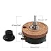 Jutagoss 50W 5 Ohm Rheostat Switch Wirewound Potentiometer Variable Resistor with Knob 1PCS