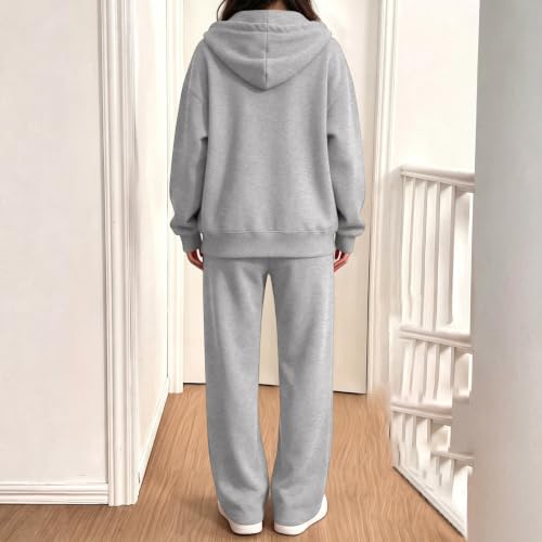 SdGgsgv Matching Sweat Sets for Women Zip Hoodie Jogger Pants Matching Sets - image 7