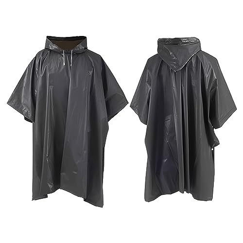 2 Piezas EVA Chubasqueros Impermeable, Paquete Poncho para Mujeres Hombres, Impermeable Poncho Reutilizable, para Senderismo Ciclismo Viajes de Camping