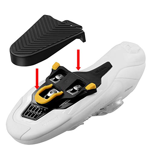 Thinvik Bike Cleat Rubber Cover Set for Shimano SPD-SL Cleats (Only Work for SH10 SH11 SH12 Road Bike Cleats)…